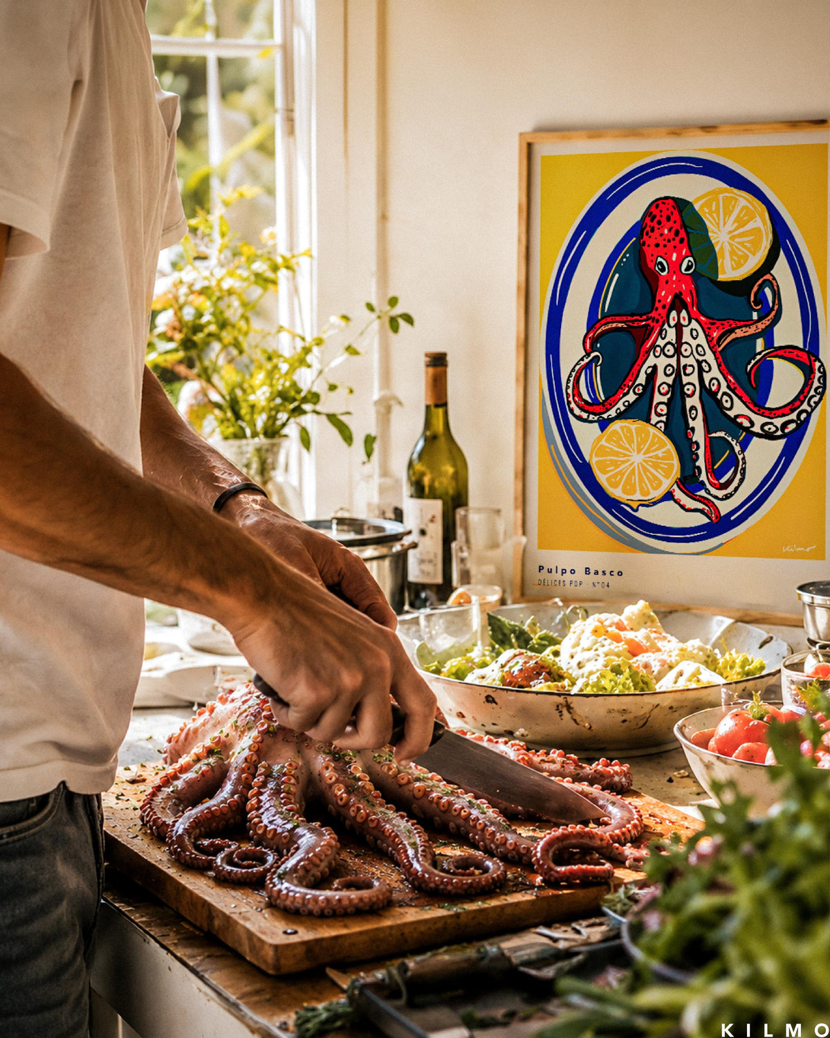 Pulpo Basco I — illustration Kilmo Studio — vue 3