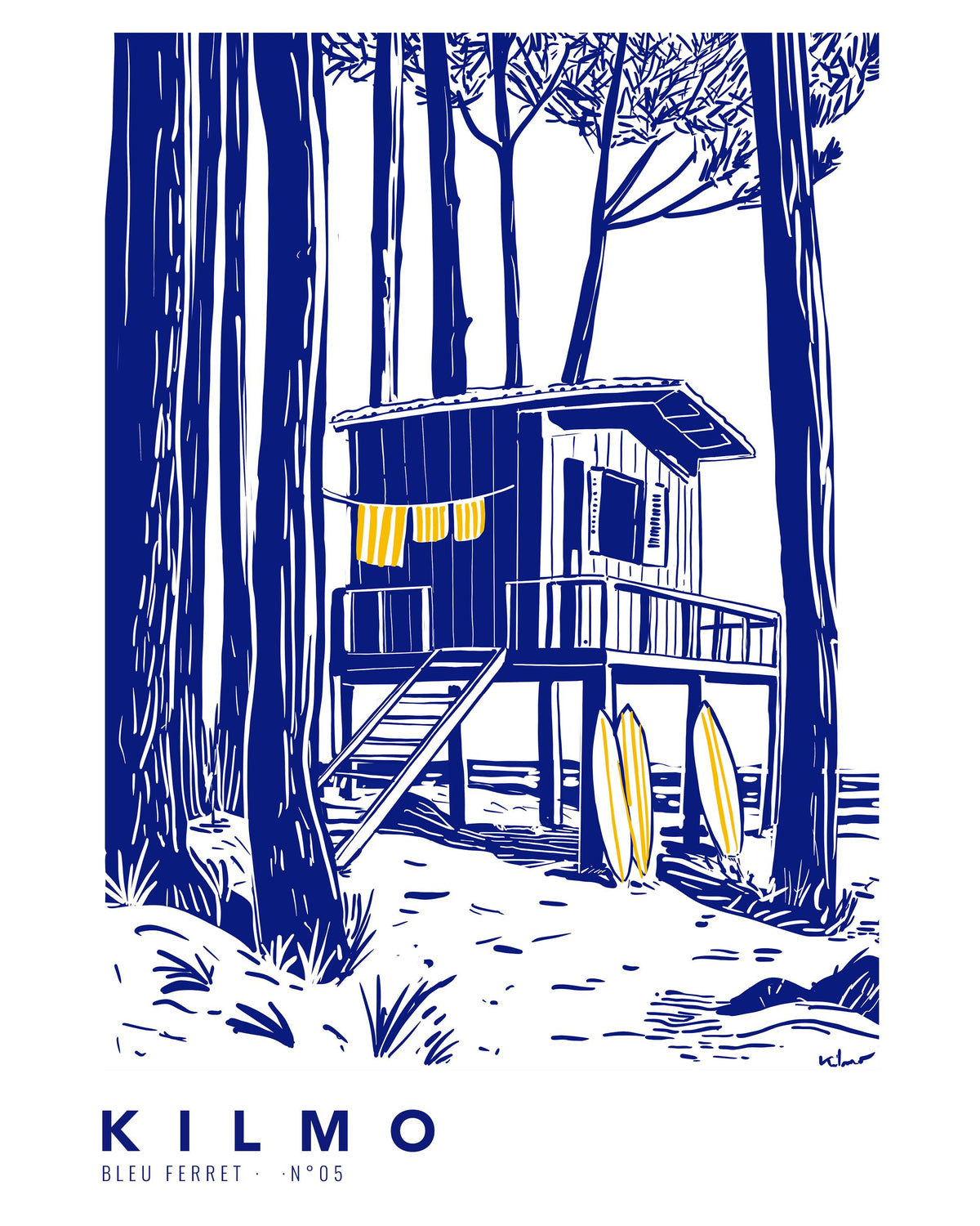 La Cabane entre les Pins — illustration Kilmo Studio — vue 10