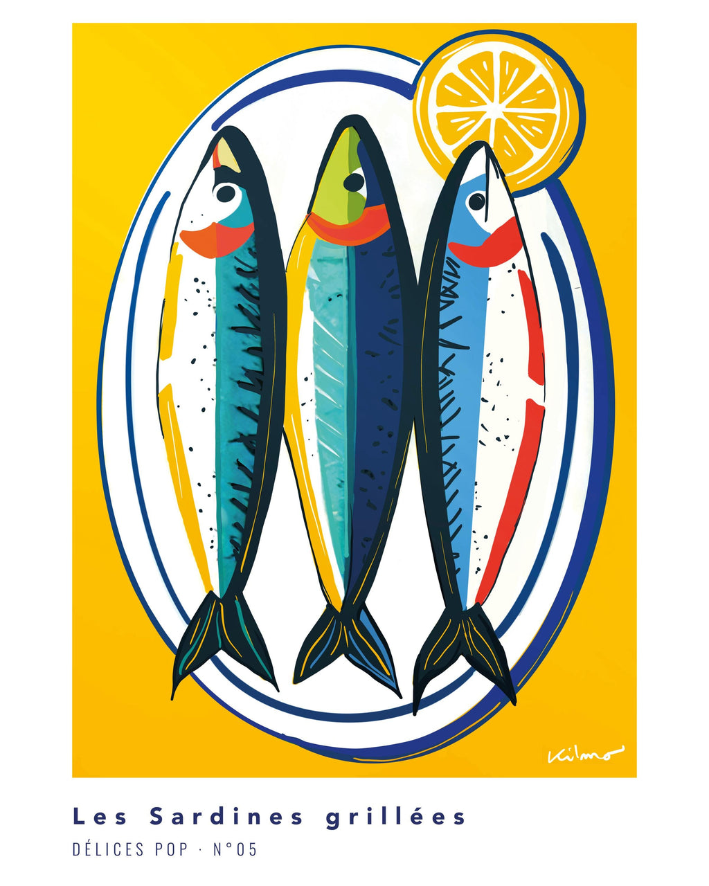 Les Sardines Grillées — illustration Kilmo Studio — vue 9