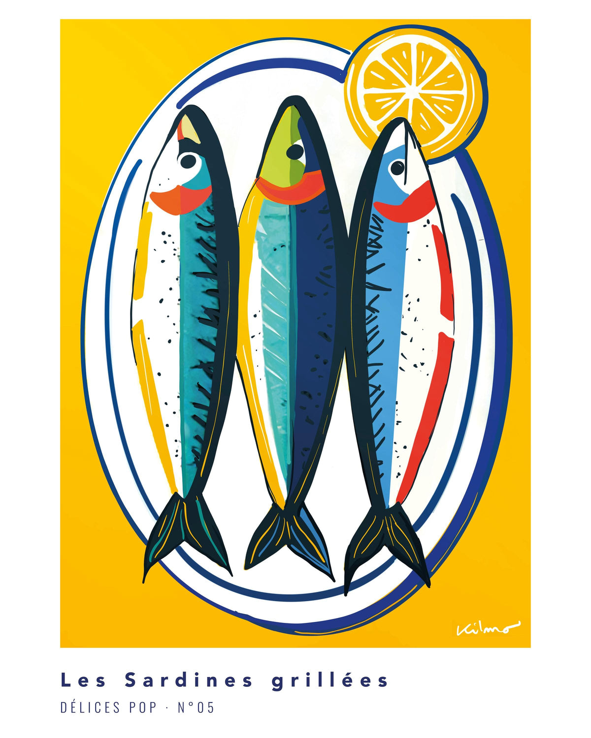 Les Sardines Grillées — illustration Kilmo Studio — vue 9