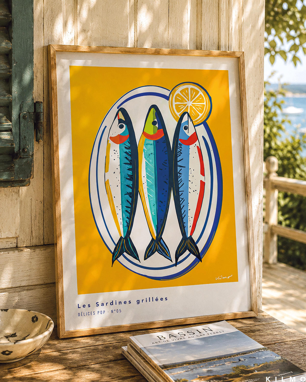 Les Sardines Grillées — illustration Kilmo Studio — vue 2
