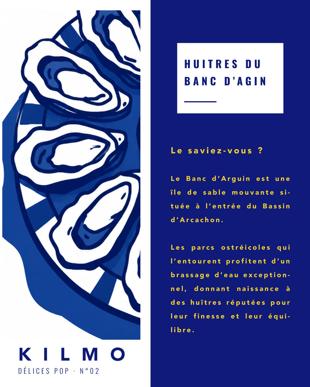Les Huîtres du Banc d’Arguin — illustration Kilmo Studio — vue 10
