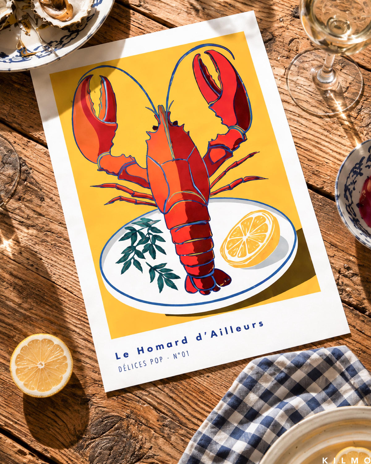 Le Homard d’Ailleurs — illustration Kilmo Studio — vue 2
